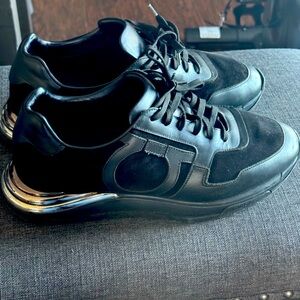 Salvatore Ferragamo lace up sneakers